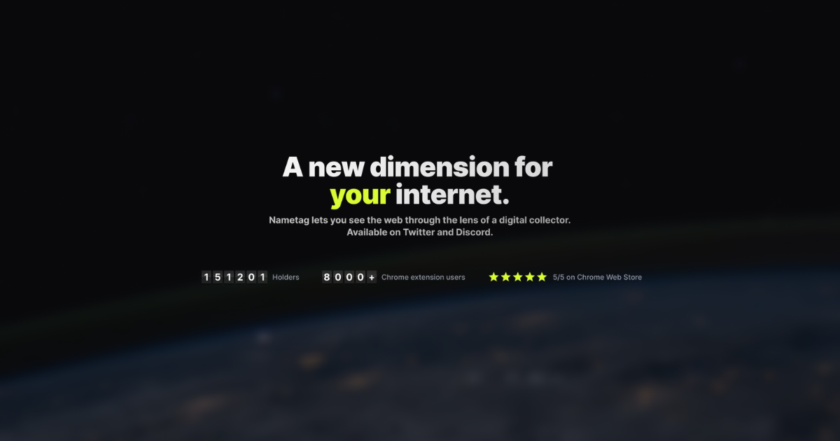 Nametag Social App